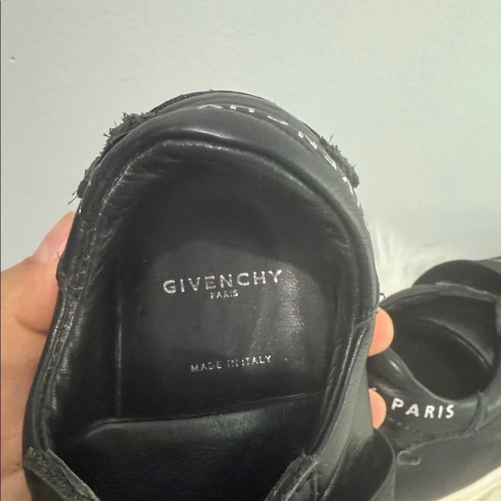 Givenchy Kids Black Sneakers with White Accents